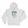 Inhale Exhale Flower Tour Unisex Hoodie White