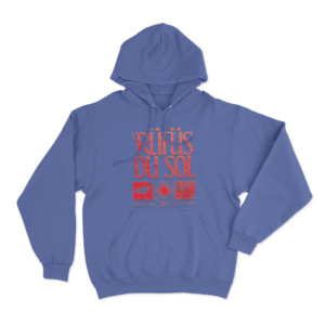 Inhale Exhale Tour Unisex Hoodie Blue