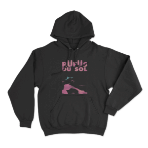 Rufus Du Sol Abstract Gradient Unisex Hoodie Black