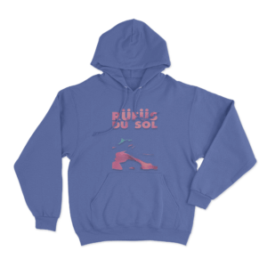Rufus Du Sol Abstract Gradient Unisex Hoodie Blue