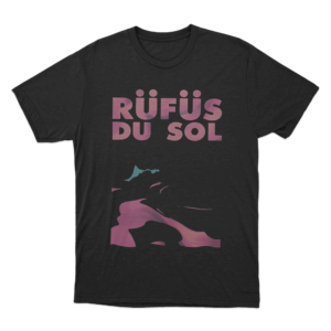 Rufus Du Sol Abstract Gradient Unisex T Shirt Black