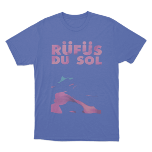 Rufus Du Sol Abstract Gradient Unisex T Shirt Blue