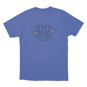 Rufus Du Sol Flower Vine Unisex T Shirt Blue