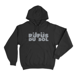 Rufus Du Sol Logo Unisex Hoodie Black