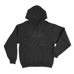 Rufus Du Sol Minimalist Icon Unisex Hoodie Black